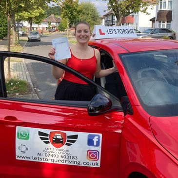 Driving lessons near me in Orpington; Fiona passed with Let's Torque Driving School!