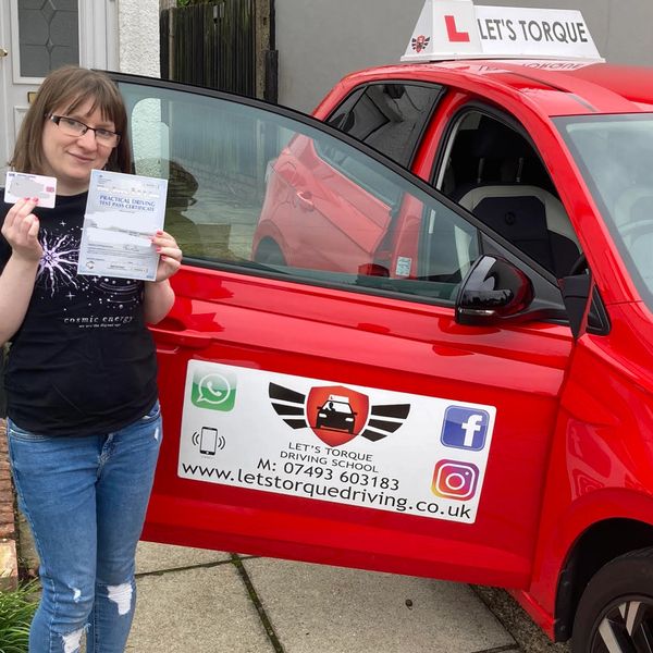 Driving lessons near me in Orpington; Mel passed with Let's Torque Driving School!