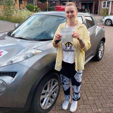 Driving lessons near me in Orpington; Kat passed with Let's Torque Driving School!