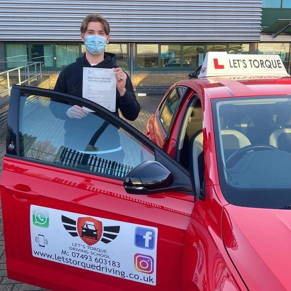 Driving lessons near me in Petts Wood; Mark C passed with Let's Torque Driving School!