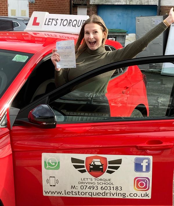 Driving lessons near me in Petts Wood; Sam F passed with Let's Torque Driving School!