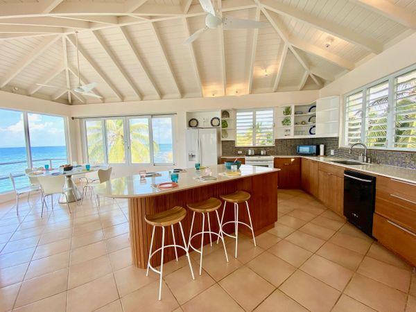 beach house, kitchen, paradise, vieques, Puerto Rico, beachy, open kitchen