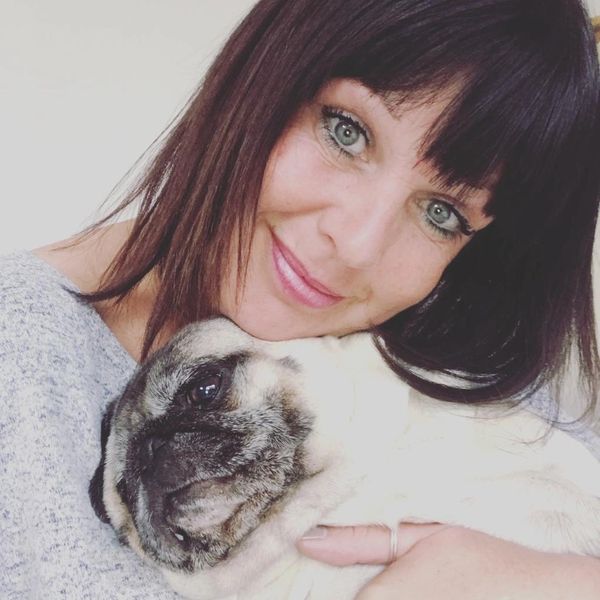Lady with Pug