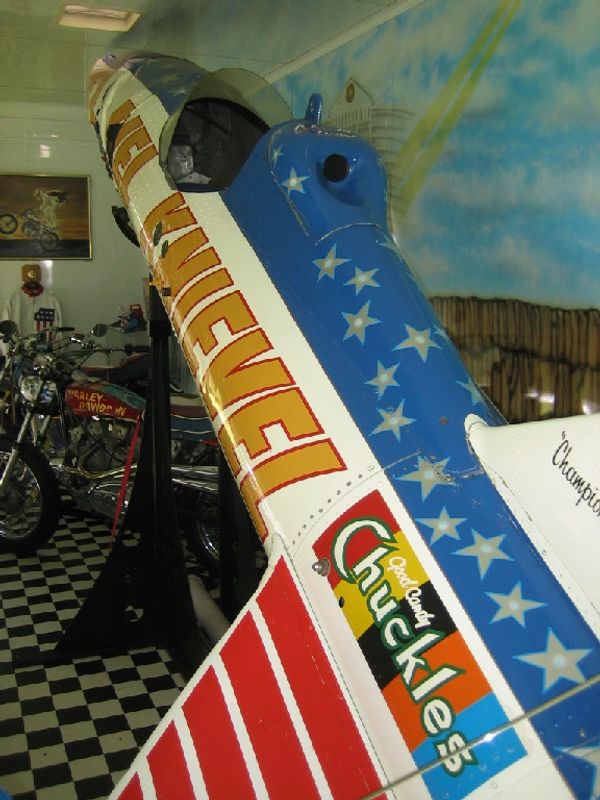 Evel's Skycycle used in his attempt to jump the Snake River east of Twin Falls, ID, in 1974.