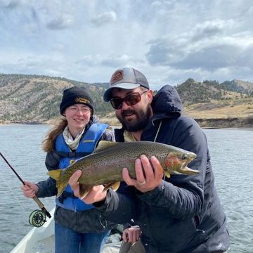 Rainbow trout caught near Wolf Creek Montana