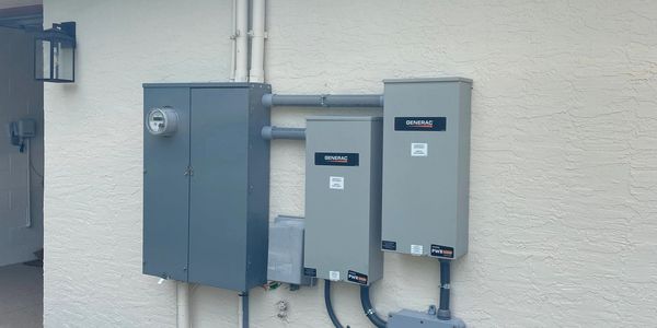 Deland electrician. Generator installation