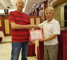 With Master Ou Qikang presentation Foshan China 2017