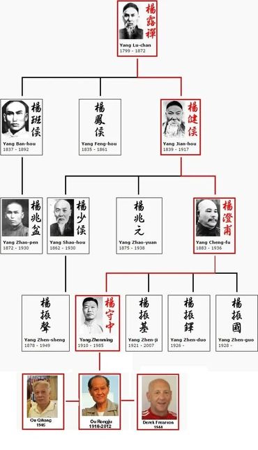 Yang  Family Taijiquan and Liu He Bafa Quan