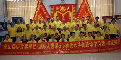 My students from around the world travel to China to train with our Taiji family