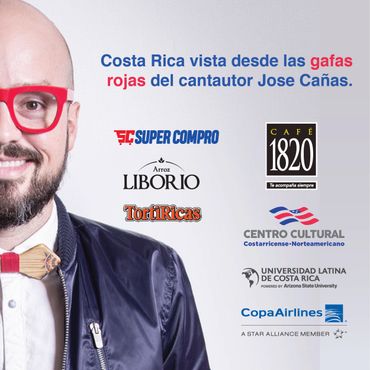 Un recorrido audiovisual de Costa Rica a través de las gafas rojas del cantautor Jose Cañas
