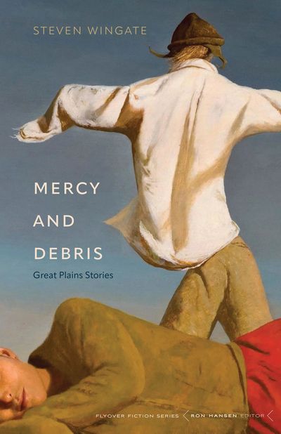 Book cover of Mercy and Debris with artistic figures.