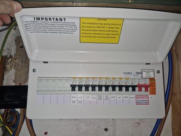 new fuse board installation.