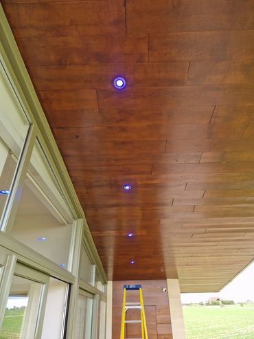 Spot lighting LED for sports club.