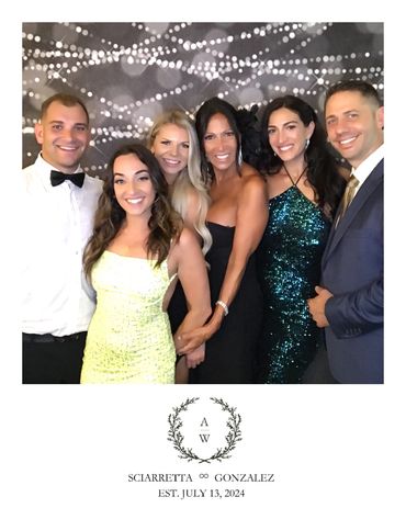 Wedding memories captured using photo booth rentals near me in Westchester, NY.