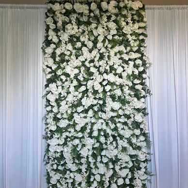 Flower wall rentals near me for a baby shower in Westchester, New York.