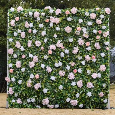 Elegant flower wall rentals near me for a wedding in Westchester, New York.
