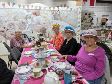 Woman’s socialite tea party