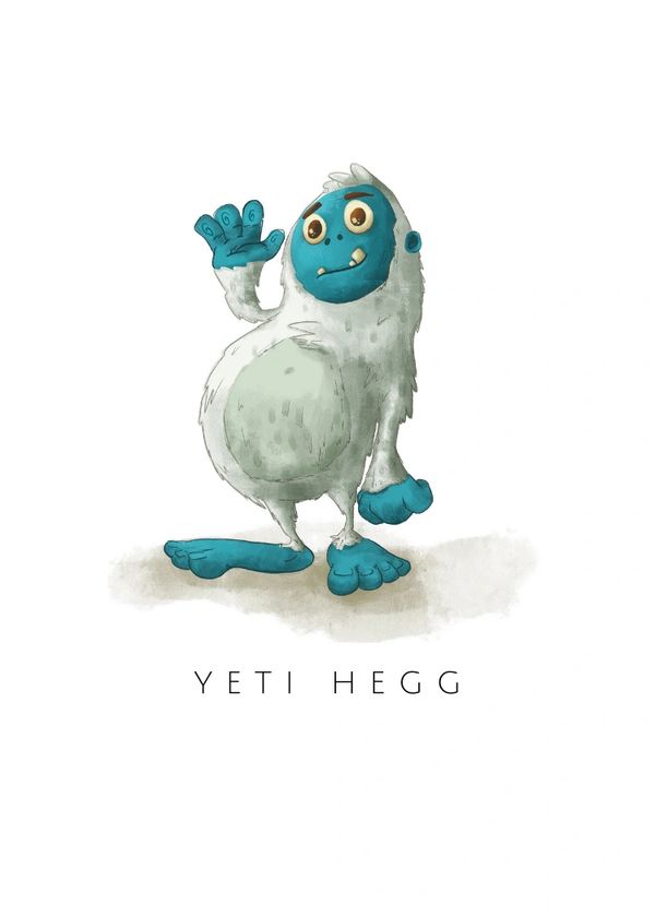 Slo-mo the Yeti Character Card - Heggs