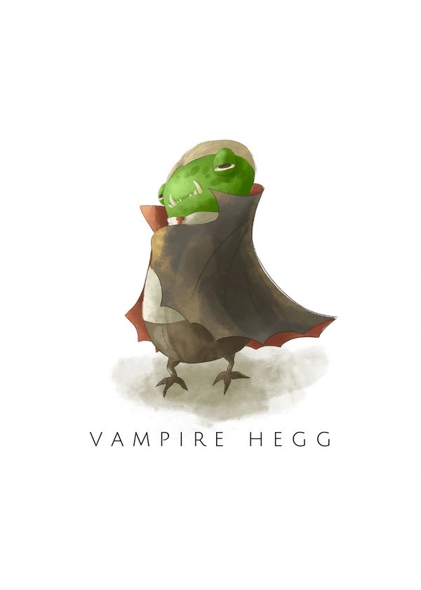 Desmond the Vampire Character Card - Heggs