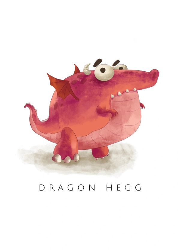 Hot Air The Dragon Character Card - Heggs