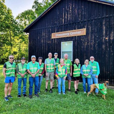 New Trail Ambassdors preparing for duty.