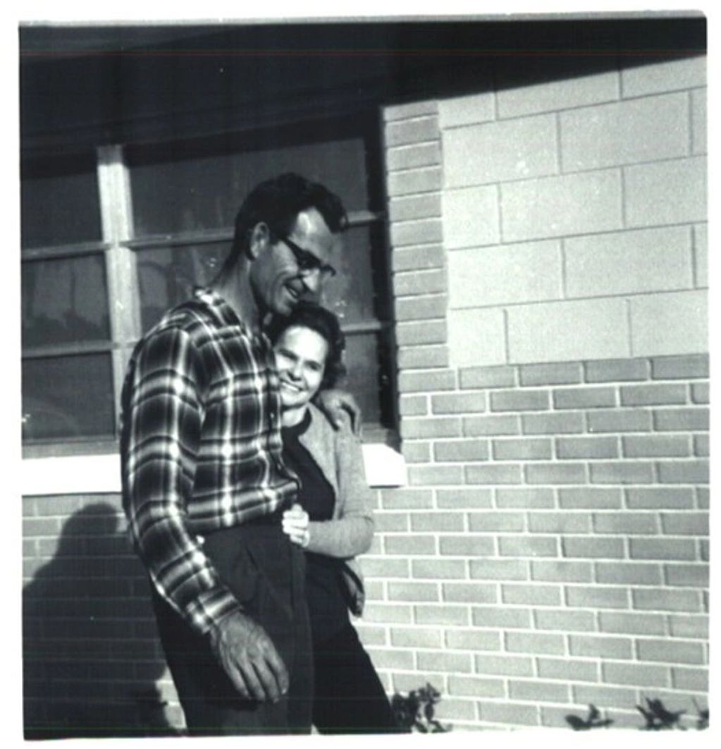 Authors NDEr Aunt Ellie Mae Rutzebeck with his Uncle Herb Rutzebeck