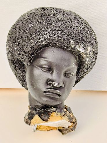 Garage sale item - bust of woman