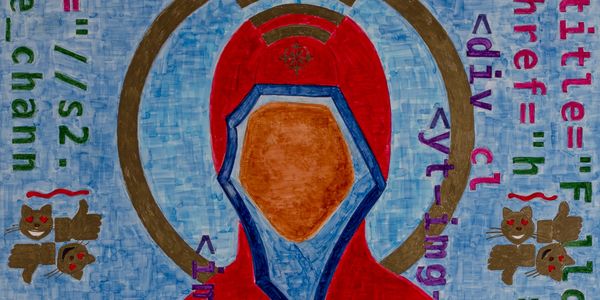 Mother and Child, reference to the Orthodox Iconography