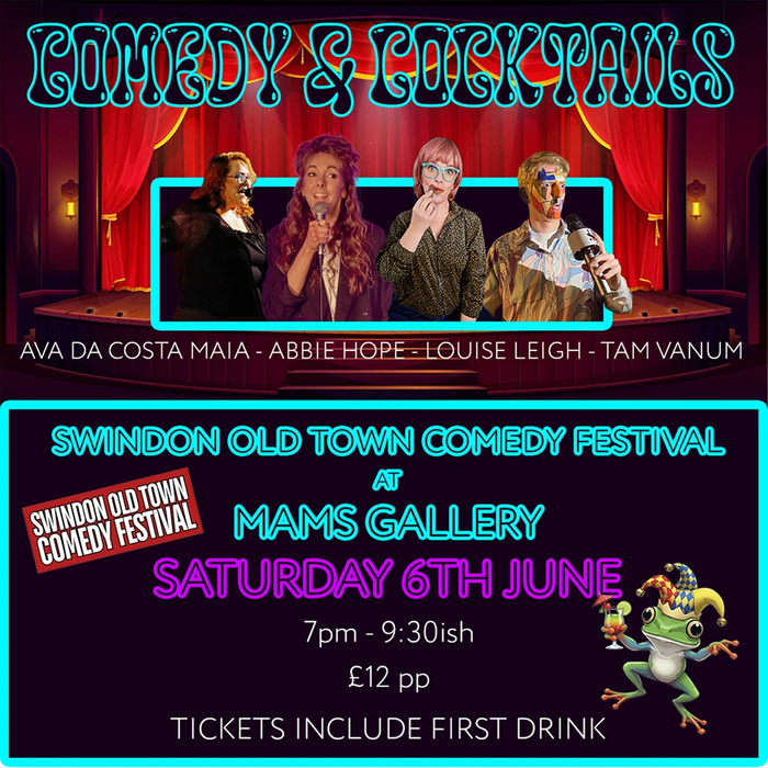 Comedy and cocktails, Swindon old town comedy festival