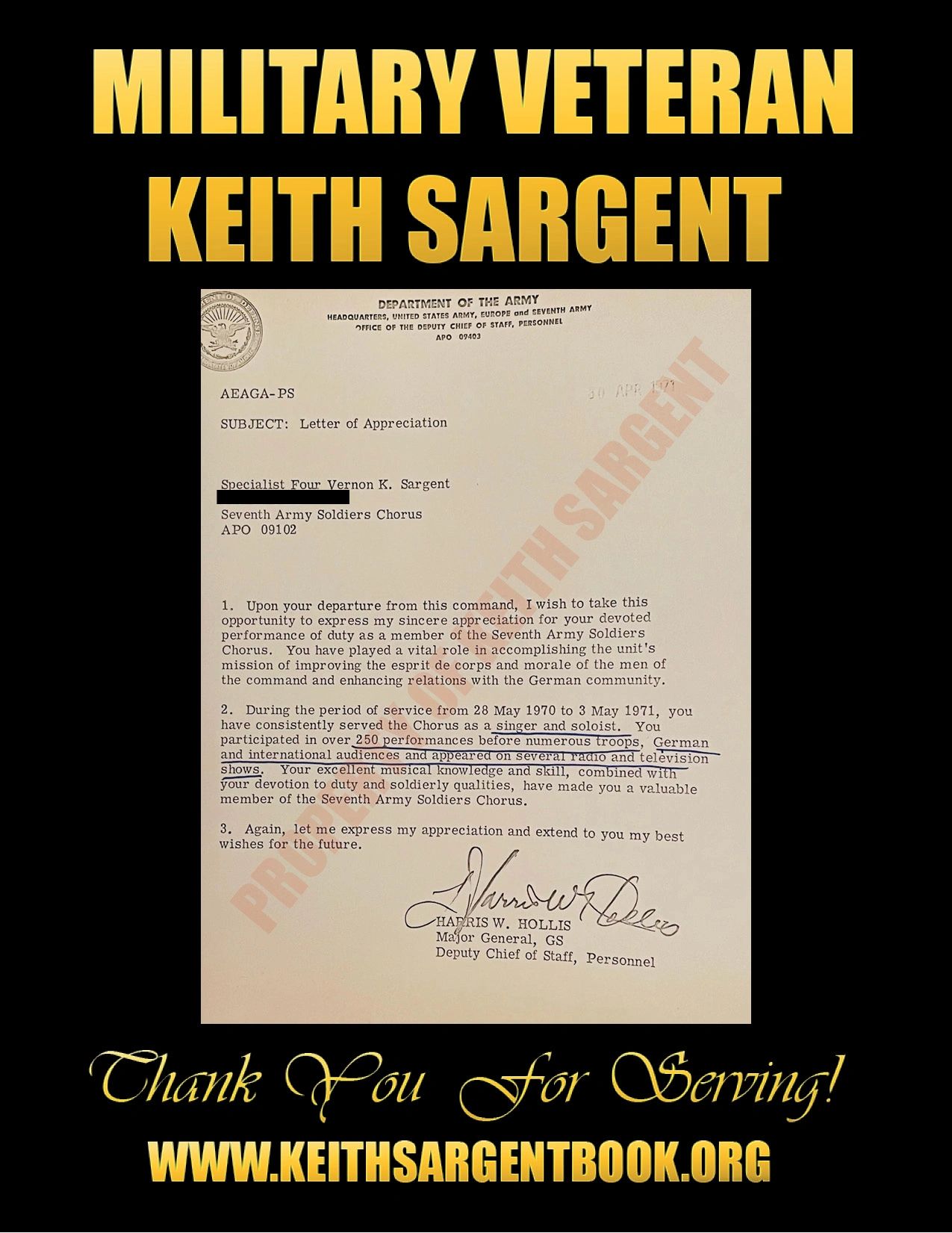 Keith Sargent Book
MILITARY VETERAN AUTHOR www.keithsargentbook.org