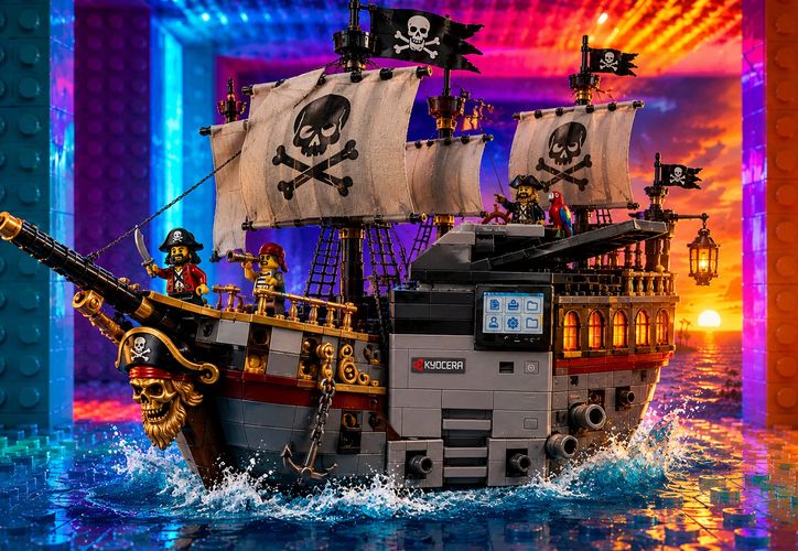 Treasure Every Print with Kyocera Precision. Pirates of Productivity Choose Kyocera.