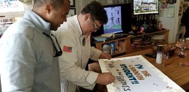 A photo of our 5,000th student!