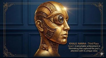 The 2026 USPSC International Film Festival graphic is in gold and blue for winners.