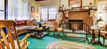 The lounge features colonial, comfortable furniture during your stay.