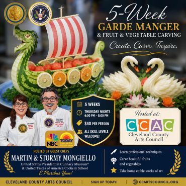 A five week Garde Manger course offering and photograph with the chefs.