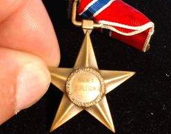 The Bronze Star featuring Garne Burleson's name.