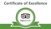 For almost ten years we have received TripAdvisor awards and are a Silver Level Green awardee for co