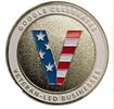 The Veteran Owned Business Award Coin given to us by Google.