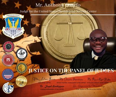 USPSC Film Festival Judge Anthony Osarfo.