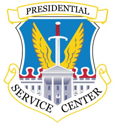 The logo of the US Presidential Service Center.