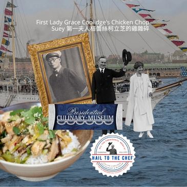 Chinese American chef,  Lee Ping Quan is shown as the Executive Chef to the President of the United