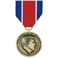 The Ronald Reagan Commander in Chief Commemorative Medal.