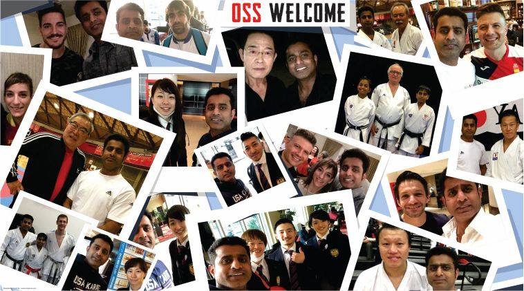 Shihan Sura with Most of the World Karate Champions and Coach