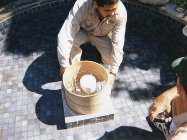 Custom Masonry Fountain