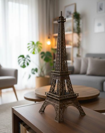 Ahşap kesim eyfel kulesi