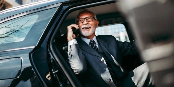 A luxurious limousine from Houston's top limo service houston provider, perfect for corporate travel