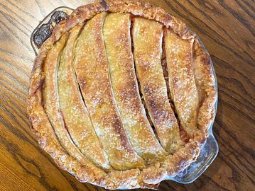 Sour Cherry Double Crust Pie © Kate Young 2022