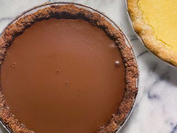 Chocolate Cardamom Ginger Pie © Kate Young 2022