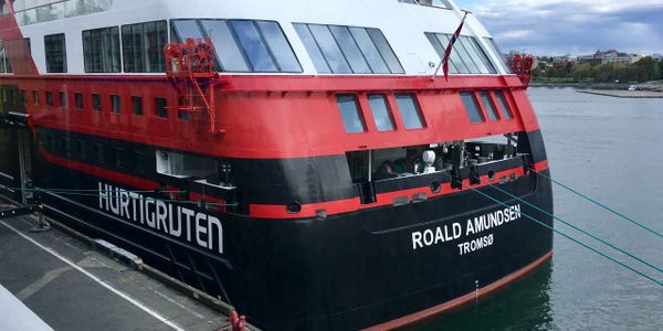 hurtigruten roald amundsen expedition ship alaska canada anarctica cruise vessel vancouver
