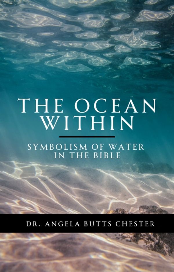 The Ocean Within by Dr Angela Chester showing underwater at the shore line